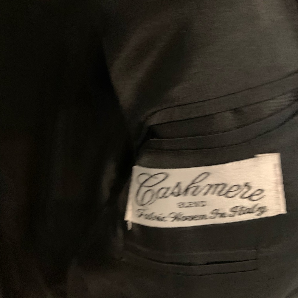 Men’s sport coat. Size 40R cashmere black - Picture 6 of 7